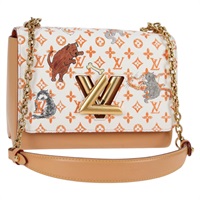 【原宿店限定】ルイ・ヴィトン LOUIS VUITTON ツイストMM ショルダーバッグ キャットグラム ホワイト M44460 レディース 120872SM