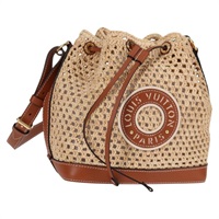 【原宿店限定】ルイ・ヴィトン LOUIS VUITTON ノエBB ショルダーバッグ ラフィア ベージュ M24722 レディース 125491SM