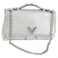 【原宿店限定】ルイ・ヴィトン LOUIS VUITTON ヴェリー ショルダーバッグ チェーン レザー シルバー M43201 レディース BA2904M