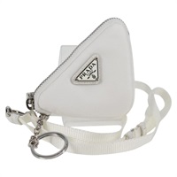 【原宿店限定】プラダ PRADA ショルダーバッグ ナイロン ホワイト シルバー レディース 127895V