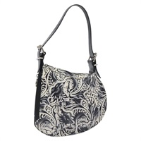 【原宿店限定】フェンディ FENDI ショルダーバッグ レザー ブラック ホワイト レディース 130408V