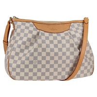 【原宿店限定】ルイ・ヴィトン LOUIS VUITTON シラクーサ MM ショルダーバッグ ダミエ アズール N41112 レディース PP706V