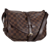 【原宿店限定】ルイ・ヴィトン LOUIS VUITTON ソミュール30 ショルダーバッグ ダミエ エベヌ SPO N48081 レディース 130461V