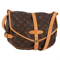 【原宿店限定】ルイ・ヴィトン LOUIS VUITTON ソミュール30 ショルダーバッグ モノグラム M42256 レディース am8738V