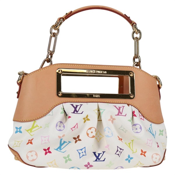 【原宿店限定】ルイ・ヴィトン LOUIS VUITTON ジュディPM ショルダーバッグ モノグラムマルチカラー ホワイト M40257 レディース BA3564V
