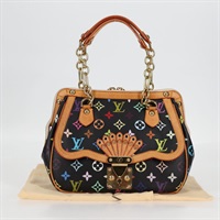 【原宿店限定】ルイ・ヴィトン LOUIS VUITTON グレイシーMM ハンドバッグ モノグラムマルチカラー ブラック M92591 レディース 126225SV