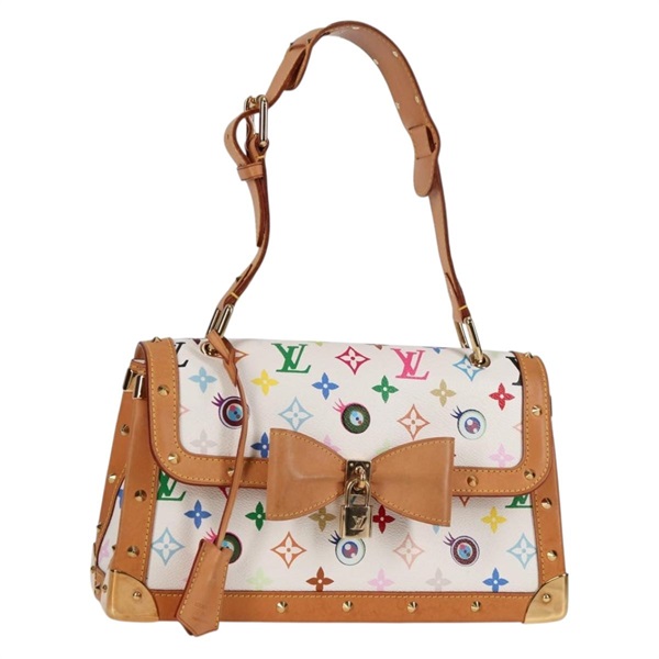【原宿店限定】ルイ・ヴィトン LOUIS VUITTON ポシェットアイミスユー ショルダーバッグ マルチカラー リボン ホワイト M92051 レディース 128471SV