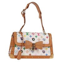 【原宿店限定】ルイ・ヴィトン LOUIS VUITTON ポシェットアイミスユー ショルダーバッグ マルチカラー リボン ホワイト M92051 レディース 128471SV