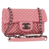 【原宿店限定】シャネル CHANEL ショルダーバッグ チェーン レザー ピンク レディース 130490M