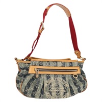 【原宿店限定】ルイ・ヴィトン LOUIS VUITTON ポルテエポルレイエMM ショルダーバッグ モノグラムデニム ブルー M95334 レディース 132443V