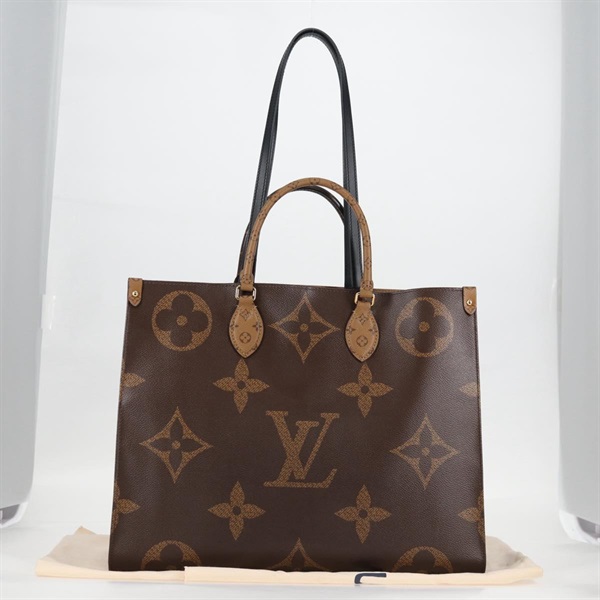 【原宿店限定】ルイ・ヴィトン LOUIS VUITTON オンザゴーMM トートバッグ モノグラムリバース ジャイアント M45321 レディース 121170M