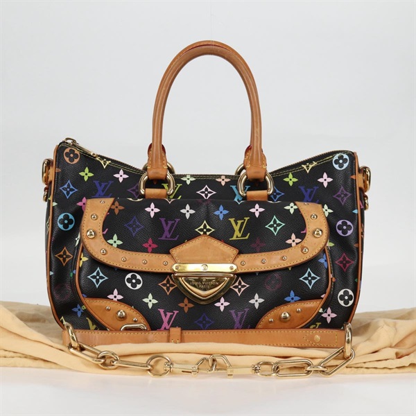 【原宿店限定】ルイ・ヴィトン LOUIS VUITTON リタ トートバッグ モノグラム・マルチカラー ブラック M40126 レディース 121294V