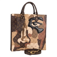 【原宿店限定】ルイ・ヴィトン LOUIS VUITTON サックプラNV トートバッグ モノグラムLVポートレート M46679 レディース 120873SM