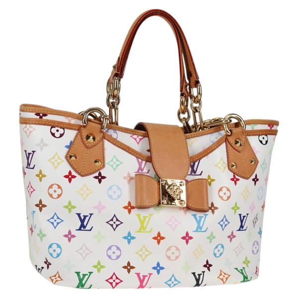 【原宿店限定】ルイ・ヴィトン LOUIS VUITTON アニーGM トートバッグ モノグラムマルチカラー ホワイト M40303 レディース 123525V
