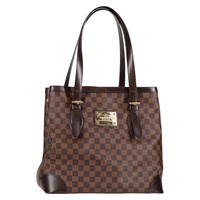 【原宿店限定】ルイ・ヴィトン LOUIS VUITTON ハムステッドGM トートバッグ ダミエ エベヌ N51203 レディース am8539V