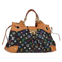 【原宿店限定】ルイ・ヴィトン LOUIS VUITTON ウルスラ トートバッグ モノグラム・マルチカラー ブラック M40124 レディース BA2956V