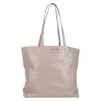 【原宿店限定】ミュウ ミュウ Miu Miu トートバッグ レザー シルバー レディース 130156V