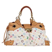 【原宿店限定】ルイ・ヴィトン LOUIS VUITTON ウルスラ トートバッグ モノグラム・マルチカラー ホワイト M40123 レディース PP815V