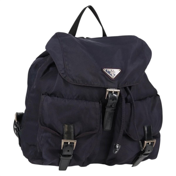 【原宿店限定】プラダ PRADA バックパック ナイロン パープル シルバー レディース 129478V