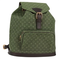 【原宿店限定】ルイ・ヴィトン LOUIS VUITTON モンスリGM バックパック モノグラムミニ TSTカーキ M92456 レディース 129889V
