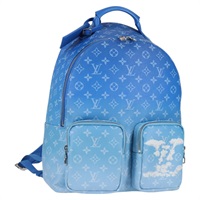 【原宿店限定】ルイ・ヴィトン LOUIS VUITTON バックパックマルチポケット バックパック モノグラムクラウズ ブルー M45441 レディース 126591SM
