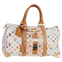 【原宿店限定】ルイ・ヴィトン LOUIS VUITTON キーポル45 ボストンバッグ モノグラムマルチカラー ホワイト M92641 レディース 126488V