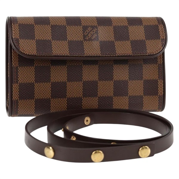 【原宿店限定】ルイ・ヴィトン LOUIS VUITTON ポシェット・フロランティーヌ ウエストバッグ ダミエ エベヌ N51856 レディース 131472V