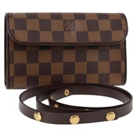 【原宿店限定】ルイ・ヴィトン LOUIS VUITTON ポシェット・フロランティーヌ ウエストバッグ ダミエ エベヌ N51856 レディース 131472V
