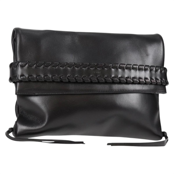【原宿店限定】クロエ Chloe クラッチバッグ レザー ブラック レディース 121221V
