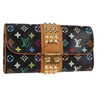 【原宿店限定】ルイ・ヴィトン LOUIS VUITTON ポシェットコートニー クラッチバッグ モノグラムマルチカラー ブラック M45640 レディース 128863V