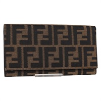 【原宿店限定】フェンディ FENDI 長財布 ズッカキャンバス ブラック ブラウン レディース yk18739V