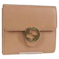 【原宿店限定】グッチ GUCCI 財布 インターロッキング レザー アウトレット 615525 レディース SW815M