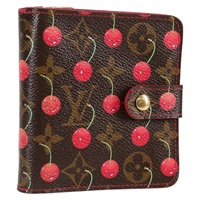 【原宿店限定】ルイ・ヴィトン LOUIS VUITTON コンパクトジップ 二つ折り財布 モノグラム チェリー M95005 レディース 126641V