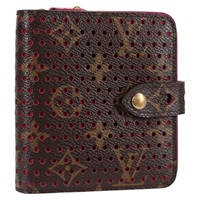 【原宿店限定】ルイ・ヴィトン LOUIS VUITTON コンパクトジップ 二つ折り財布 モノグラムペルフォ M95188 レディース BA3167V