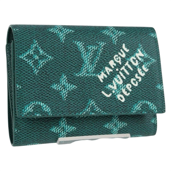 【原宿店限定】ルイ・ヴィトン LOUIS VUITTON ヴィクターウォレット 財布 モノグラムマイヘリテージ グリーン M13222 レディース 132618M