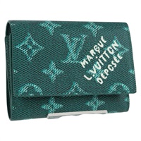 【原宿店限定】ルイ・ヴィトン LOUIS VUITTON ヴィクターウォレット 財布 モノグラムマイヘリテージ グリーン M13222 レディース 132618M