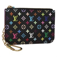 【原宿店限定】ルイ・ヴィトン LOUIS VUITTON ポシェットクレ NM コインケース モノグラムマルチカラー ブラック M60279 レディース 128878V