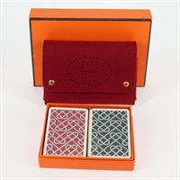 【原宿店限定】エルメス HERMES エテュイカルトGM カードケース レザー レッド レディース 121267M