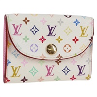 【原宿店限定】ルイ・ヴィトン LOUIS VUITTON アンヴェロップカルトドゥヴィジット 名刺入れ モノグラムマルチカラー ホワイト M66557 レディース 126984V