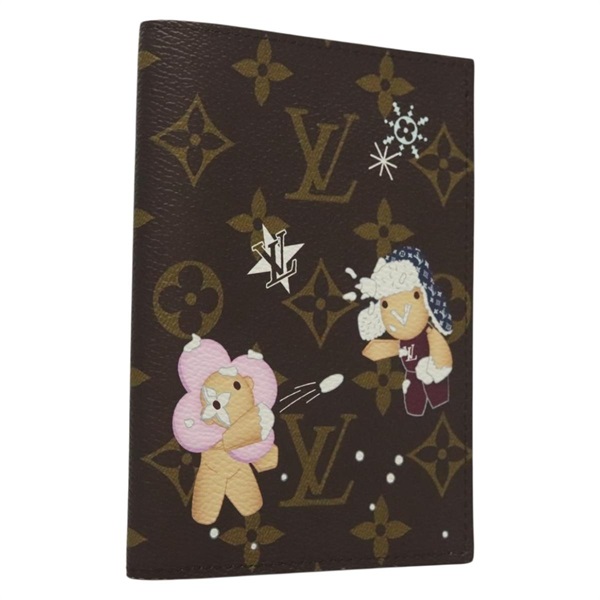【原宿店限定】ルイ・ヴィトン LOUIS VUITTON クーヴェルテュール パスポール パスポートケース クリスマスヴィヴィエンヌ レディース 132776M