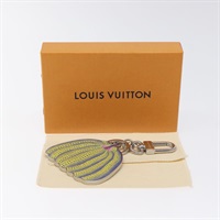【原宿店限定】ルイ・ヴィトン LOUIS VUITTON ポルトクレパンプキン キーリング メタル イエロー M01103 レディース 126203M