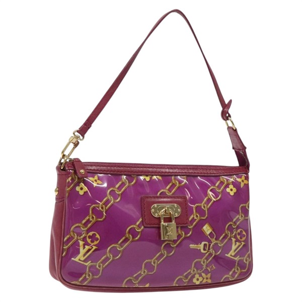 【原宿店限定】ルイ・ヴィトン LOUIS VUITTON ポシェット アクセソワール アクセサリーポーチ モノグラムチャーム フューシャ M95160 レディース 125630V
