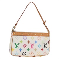 【原宿店限定】ルイ・ヴィトン LOUIS VUITTON ポシェット・アクセソワール ポーチ モノグラム・マルチカラー ホワイト M92649 レディース 119220SV