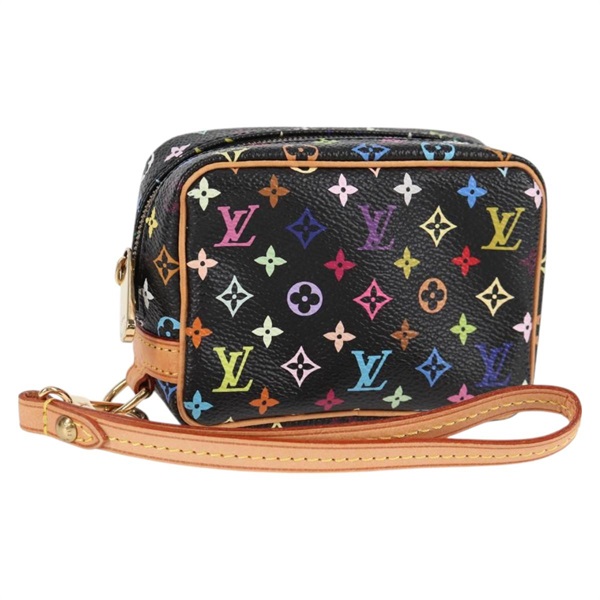 【原宿店限定】ルイ・ヴィトン LOUIS VUITTON トゥルース・ワピティ ポーチ モノグラム・マルチカラー ブラック M58034 レディース 126256AV