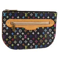 【原宿店限定】ルイ・ヴィトン LOUIS VUITTON ポシェットGM ポーチ モノグラムマルチカラー ブラック M60027 レディース 127036V
