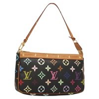 【原宿店限定】ルイ・ヴィトン LOUIS VUITTON ポシェット・アクセソワール ポーチ モノグラム・マルチカラー ブラック M92648 レディース 128468V