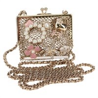【原宿店限定】シャネル CHANEL ポーチ カメリア ココマーク チェーン メタル ゴールド AP2890 レディース 126238SM