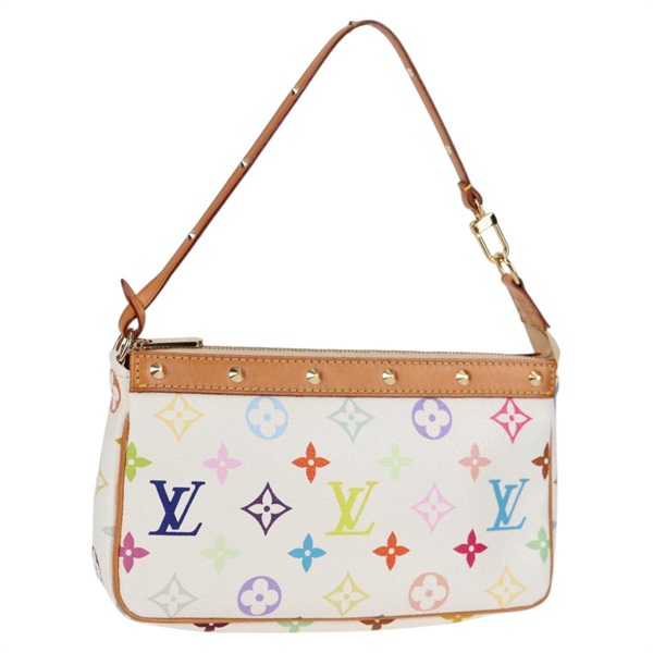 【原宿店限定】ルイ・ヴィトン LOUIS VUITTON ポシェット・アクセソワール ポーチ モノグラム・マルチカラー ホワイト M92649 レディース 128115SV