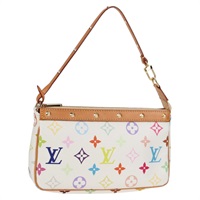 【原宿店限定】ルイ・ヴィトン LOUIS VUITTON ポシェット・アクセソワール ポーチ モノグラム・マルチカラー ホワイト M92649 レディース 128115SV