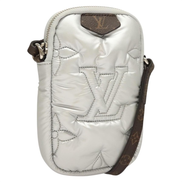 【原宿店限定】ルイ・ヴィトン LOUIS VUITTON フォンポーチ ポーチ LVピロー シルバー M81716 レディース 132963M
